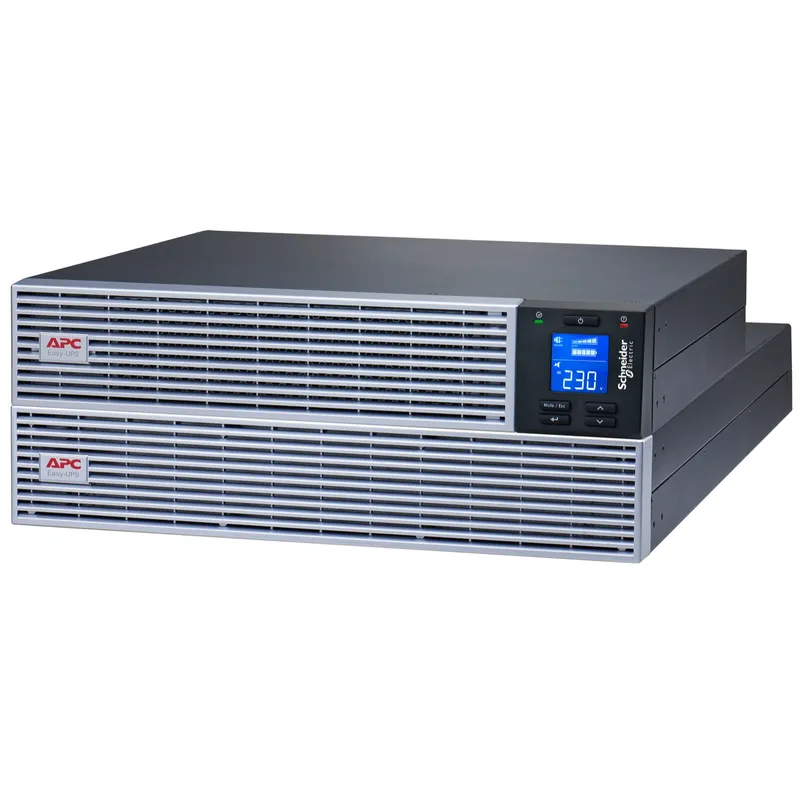 APC Easy UPS On-Line 3kVA Lithium-ion Rack/Tower 4U 230V 6 IEC C13 + 1 IEC C19 outlets Intelligent Card Slot Extended runtime W/ rail kit