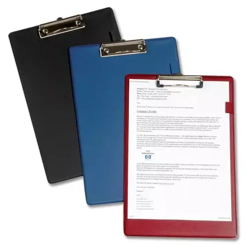 5Star 913632 clipboard A4 PVC Black
