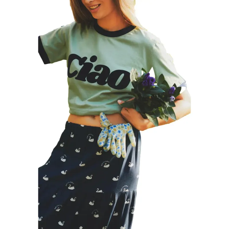 Women's T-shirt She is Sunday Ciao