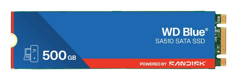 Western Digital Blue WD ™ SA510 SATA SSD M.2 2280 POWERED BY SANDISK 5