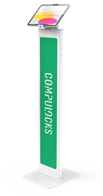 Compulocks Universal Tablet Cling Brandable Floor Stand White