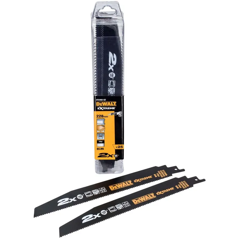 DeWalt Extreme 2X Life General Purpose Reciprocating Sabre Saw Blades
