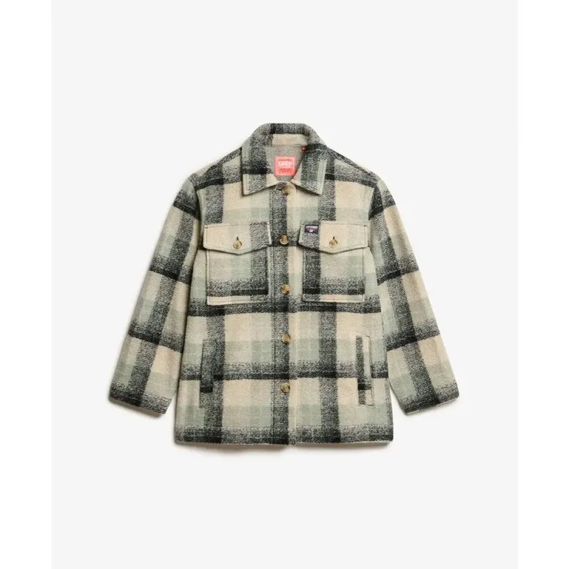 Thick unlined overshirt for women Superdry