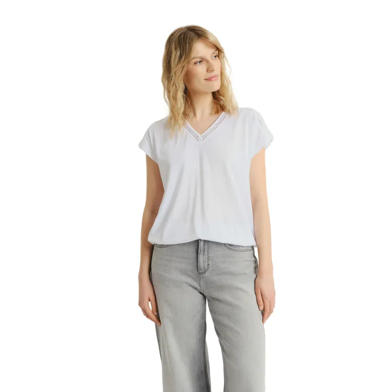 Women's Cotton and Modal Blend T-Shirt Greenpoint Regular March