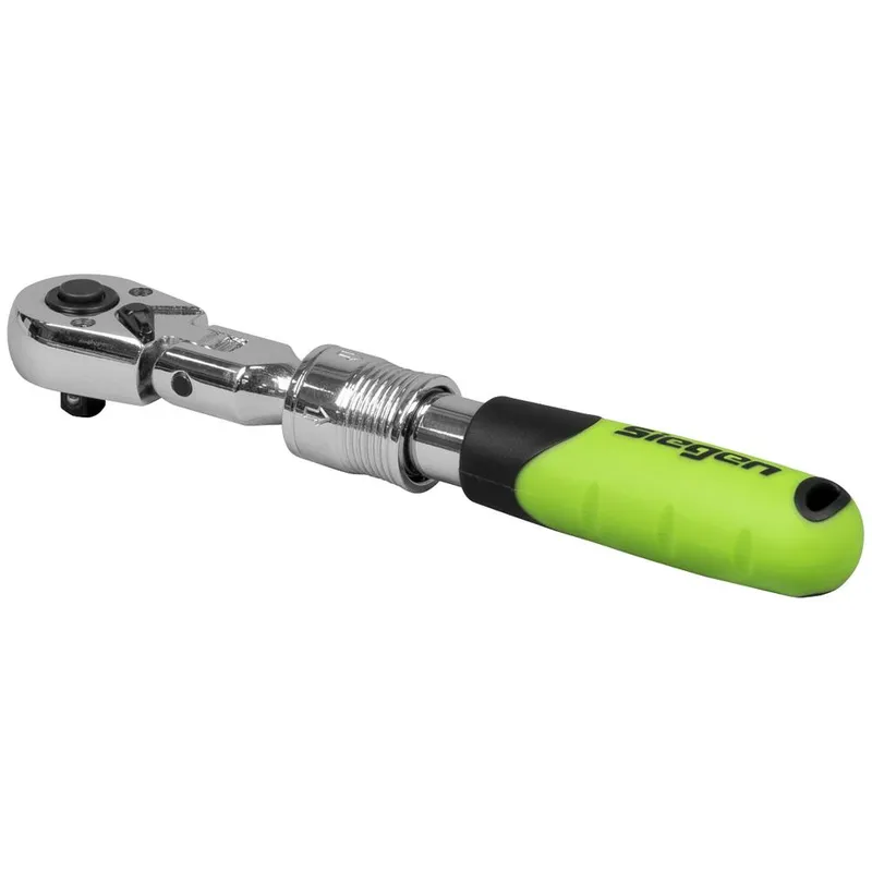 Siegen 1/4" Drive Extendable Flexi Head Ratchet
