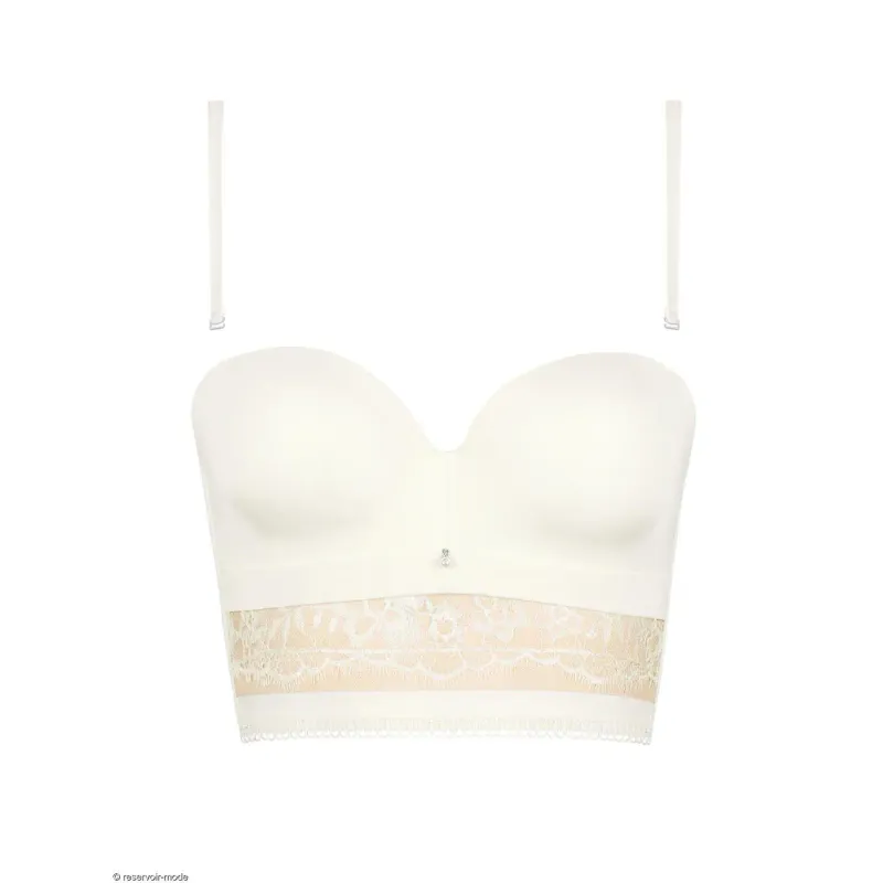Padded balconette bra for women Lisca Daydream mariage