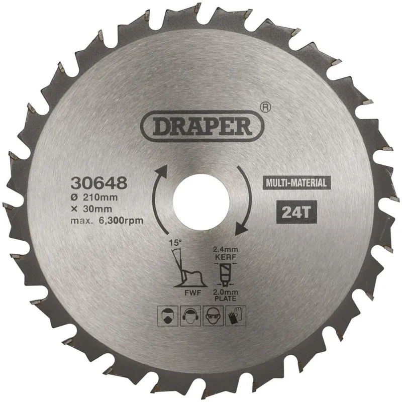 Draper TCT Multi Purpose Circular Saw Blade