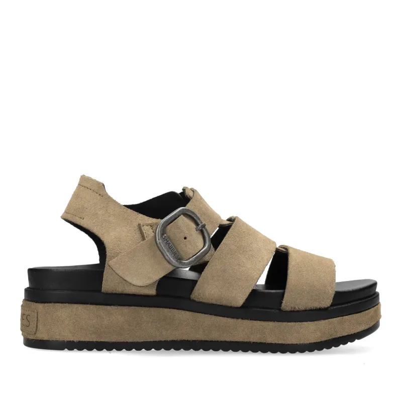 Women’s Suede Sandals Shabbies Amsterdam Maro Bold