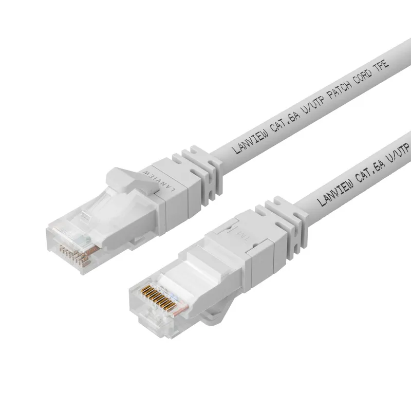 Lanview LV-UTP6A10W networking cable White 10 m Cat6a U/UTP (UTP)