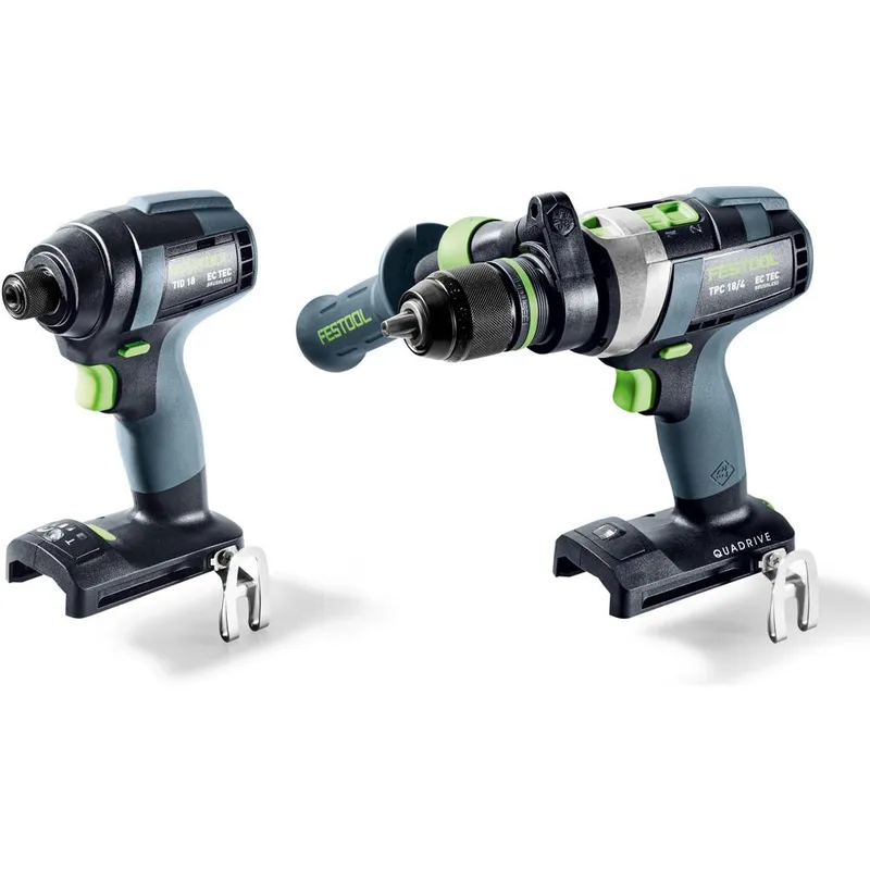 Festool TID TPC 18v Cordless Combi Drill and Impact Driver Kit