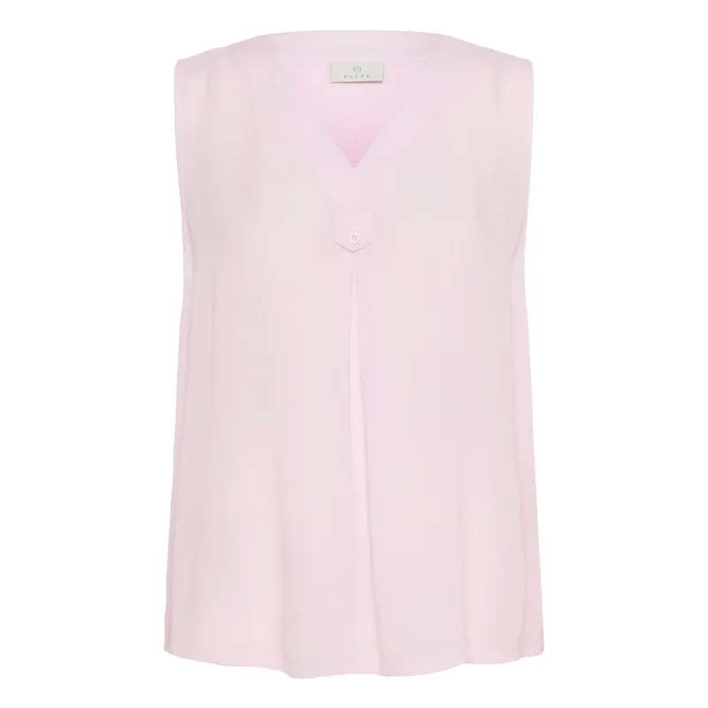 Sleeveless blouse for women KAFFE Ciara Amber