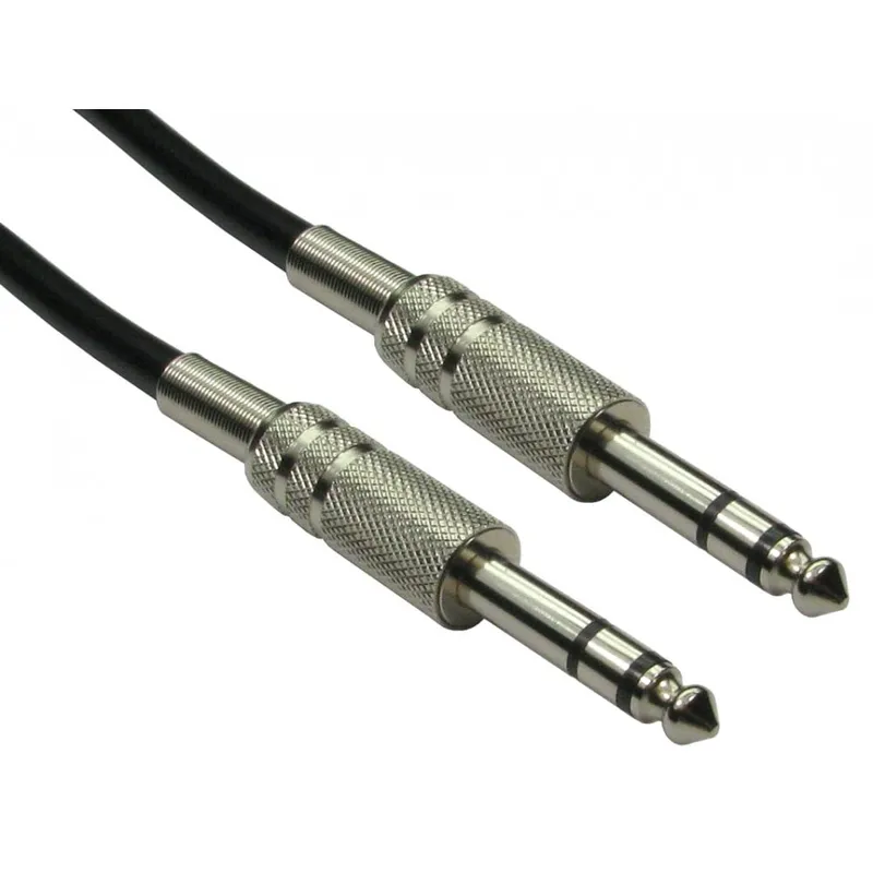 Cables Direct 4635-060NK audio cable 6 m 6.35mm Black Silver