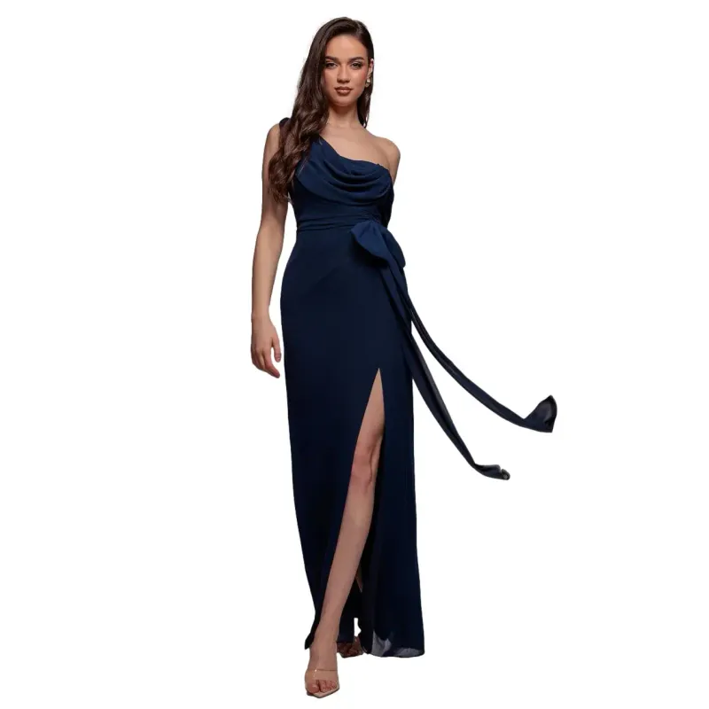 Asymmetrical Dress Women's Goddiva Maxi