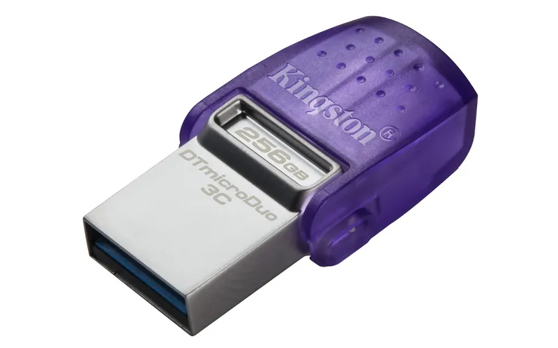 Kingston Technology DataTraveler 256GB microDuo 3C 200MB/s dual USB-A