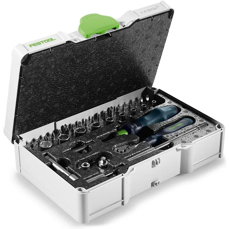 Festool 37 Piece 1/4" Drive Socket Set in Mini Systainer