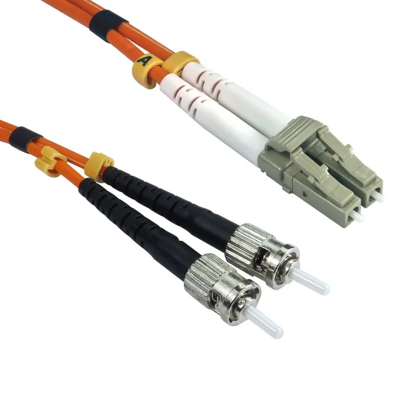 Cables Direct 1.0m LC-ST 50/125 MMD OM2 InfiniBand/fibre optic cable 1 m Orange