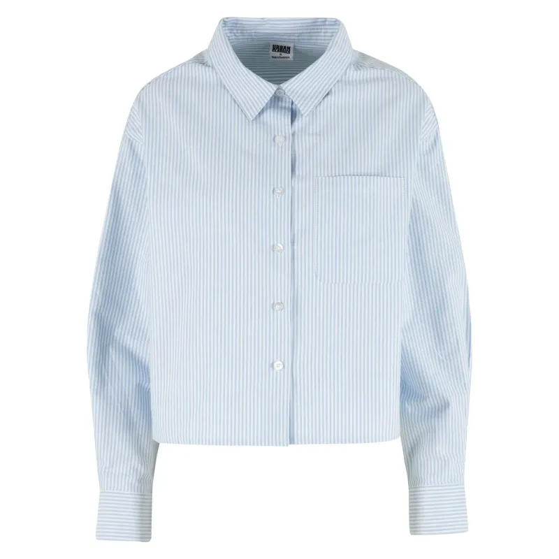 Women's Long Sleeve Striped Shirt Urban Classics Oxford
