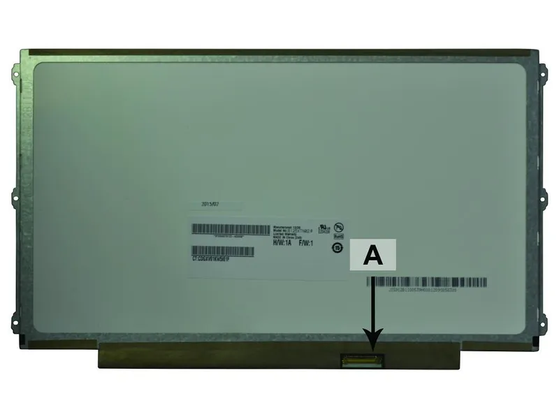 2-Power 12.5 WXGA HD 1366x768 LED Matte Screen - replaces HB125WX1-201