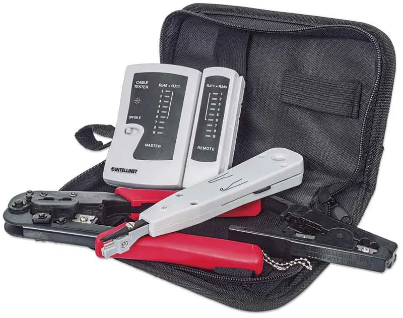 Intellinet 4-Piece Network Tool Kit. 4 Tool Network Kit Composed of LA