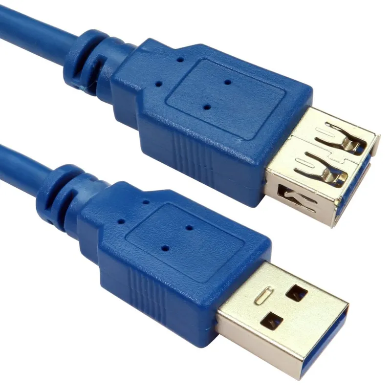 Cables Direct 1mtr USB 3.0 A M - A F Blue