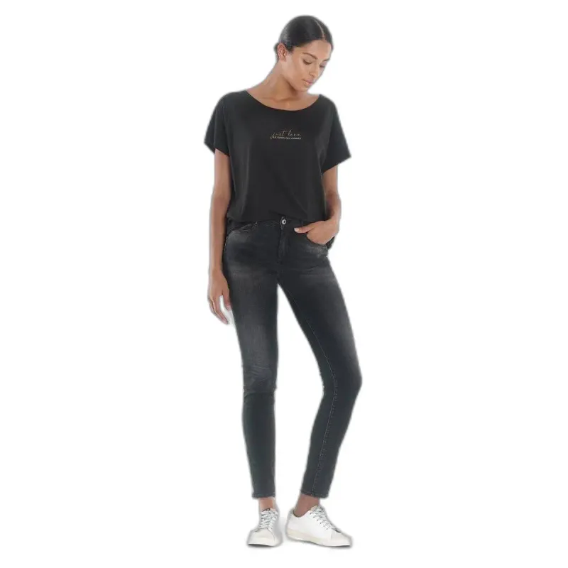 Women's slim jeans Le Temps des cerises Acya pulp N°1