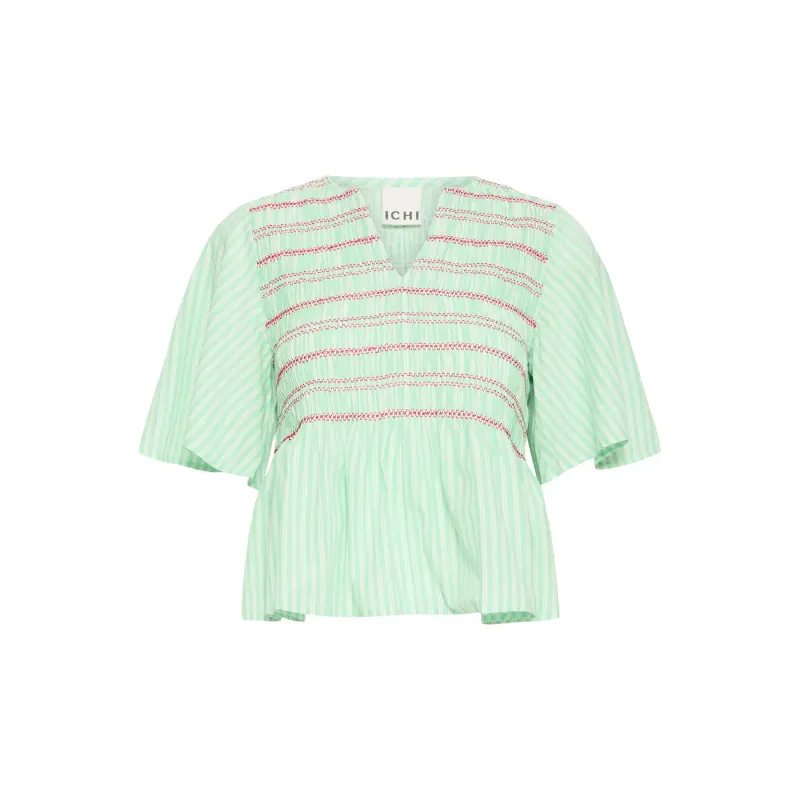 Women's short-sleeved blouse Ichi Ihlocy Ss