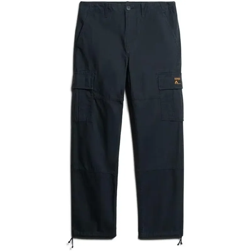 Cotton baggy cargo trousers Superdry
