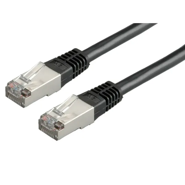ROLINE FTP Patch Cord Cat.5e. black 0.5 m