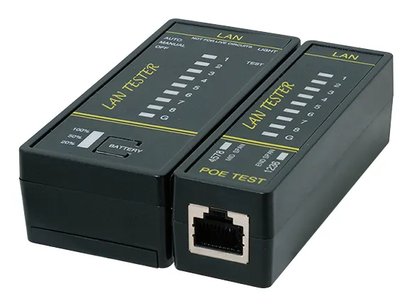LogiLink WZ0080 network cable tester RJ-45 & SFP tester Black