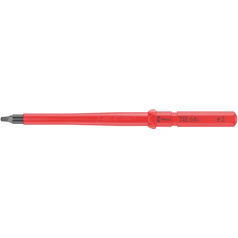 Wera Kraftform Kompakt 68 I VDE Insulated Square Screwdriver Blade