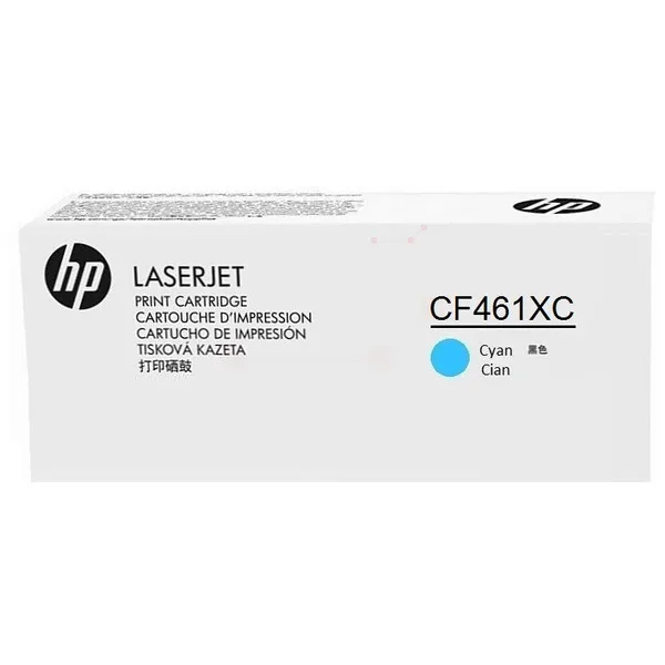 HP CF461XC/656X Toner cartridge cyan Contract. 22K pages ISO/IEC 19798