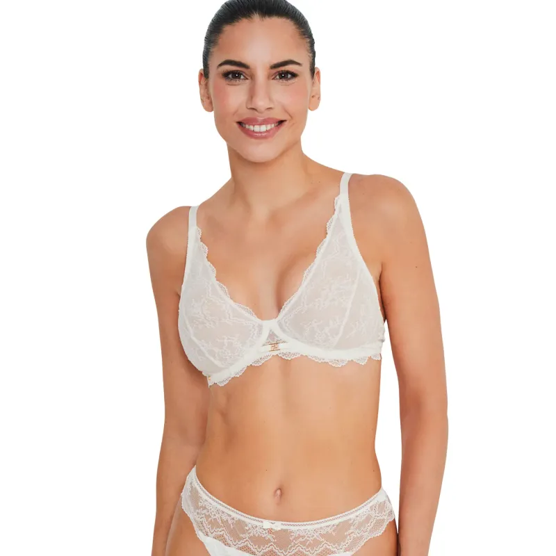 Triangle bralette without underwire for women Selmark Manuela Mariage
