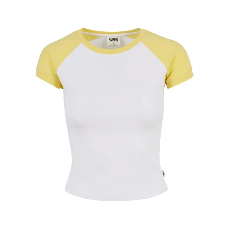 Retro T-shirt court Women's stretchy Urban Classics Organic