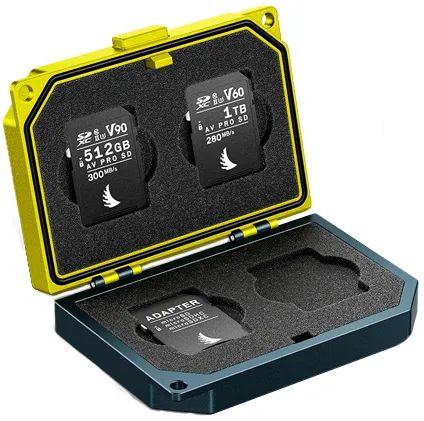 Angelbird Technologies Media Tank memory card case 4 cards Aluminium B