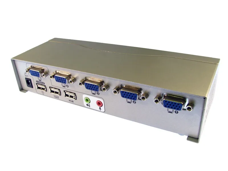 Cables Direct NLKVM-100-4 KVM switch Silver
