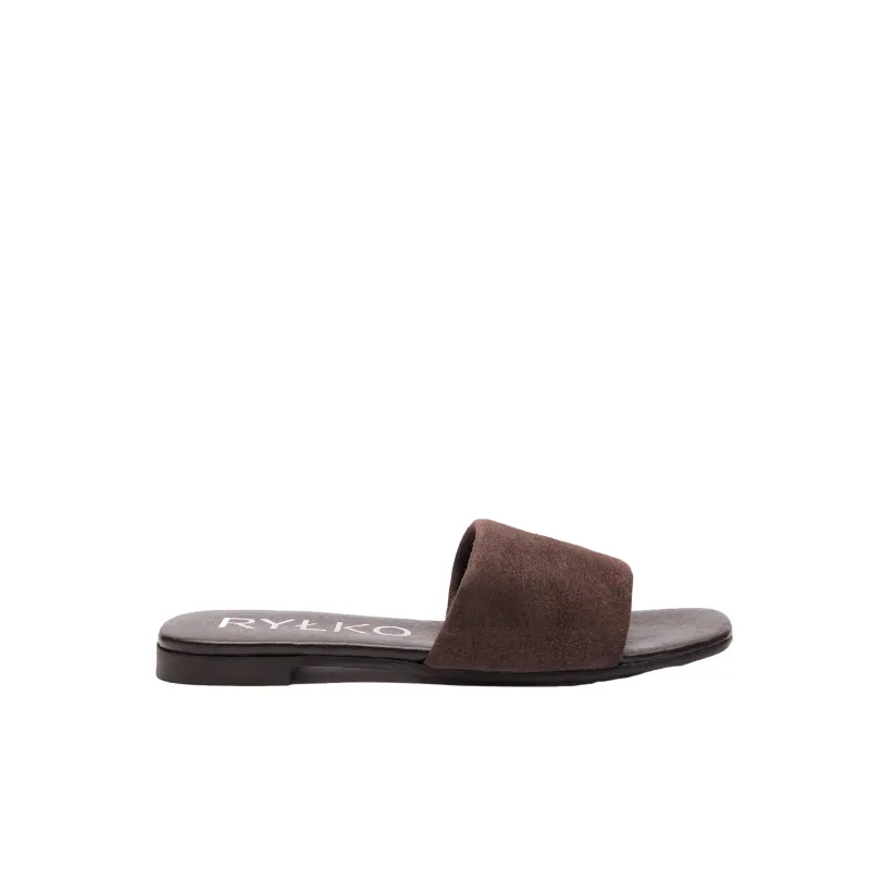 Quality Suede Leather Mules Women Ryłko Kaja