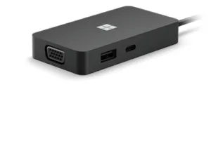 Microsoft Surface USB-C Travel Hub Wired USB 3.2 Gen 2 (3.1 Gen 2) Typ