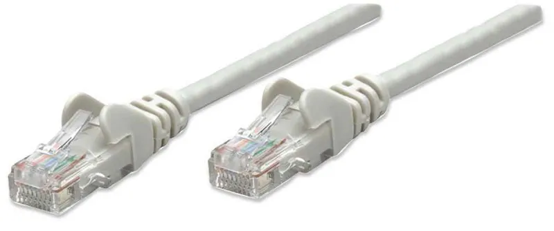 Intellinet Network Patch Cable. Cat5e. 3m. Grey. CCA. U/UTP. PVC. RJ45