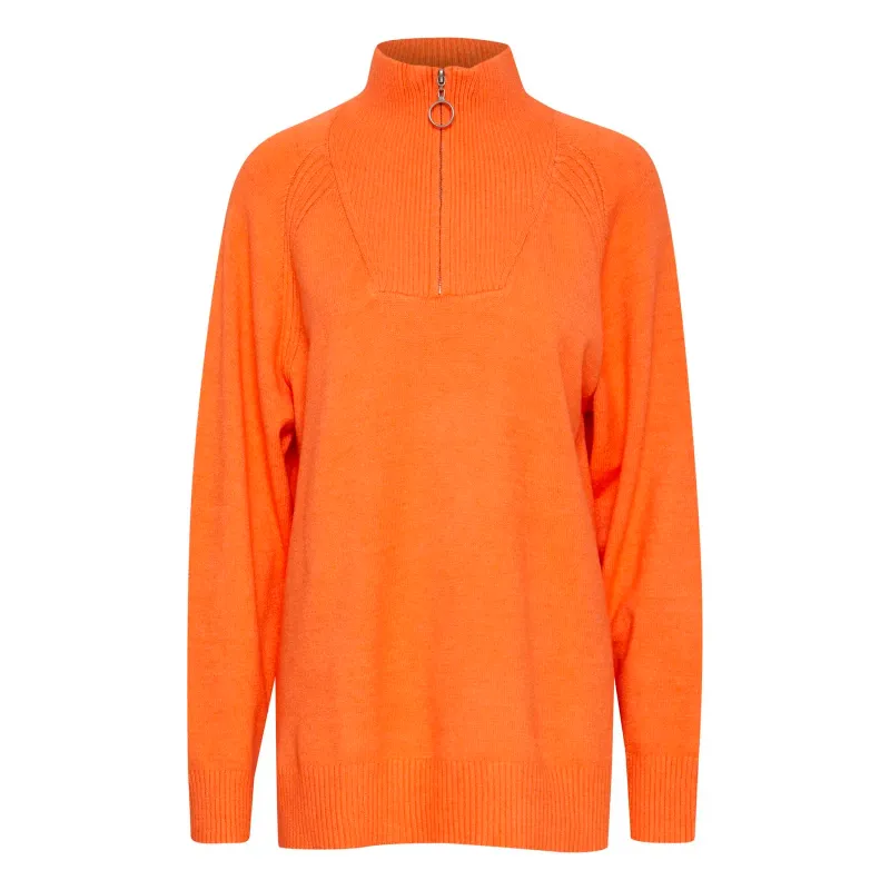 Women's 1/2 zip sweater b.young Nonina