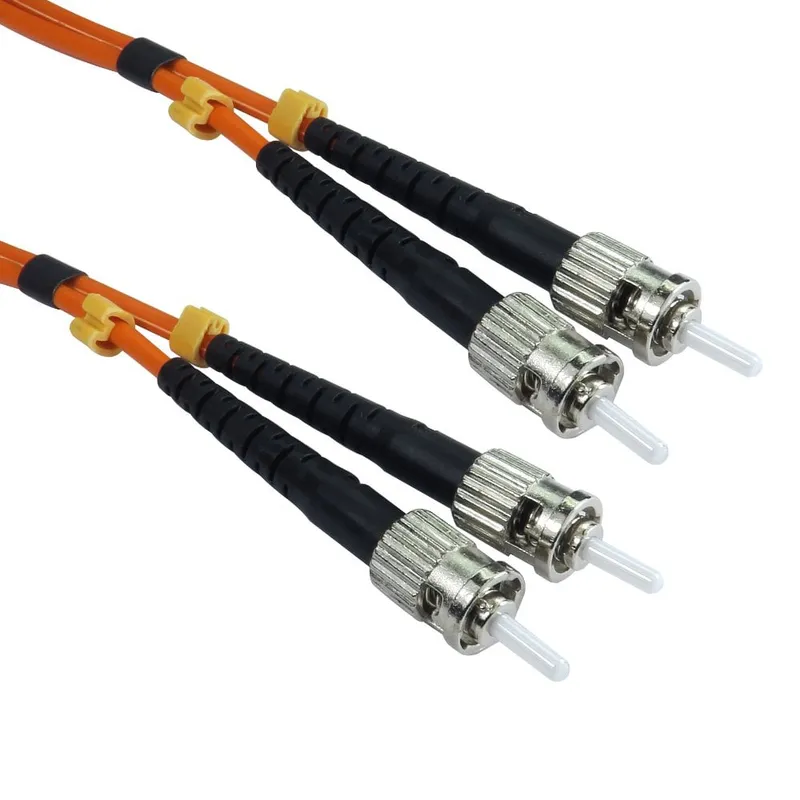 Cables Direct 10m ST-ST 50/125 OM2 InfiniBand/fibre optic cable Orange