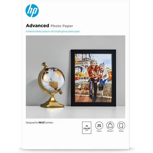 HP Advanced Photo Paper Glossy 250 g/m2 A4 (210 x 297 mm) 25 sheets