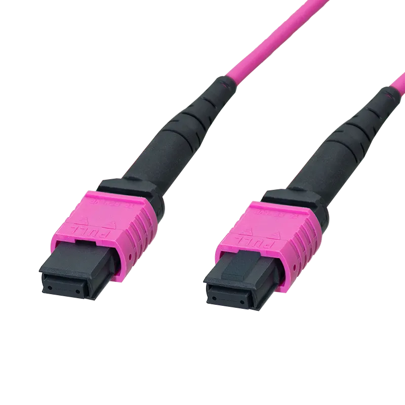 LogiLink MPO Patch Cord 12 cores OM4. MPO/PC F/F. Type B. 15 m