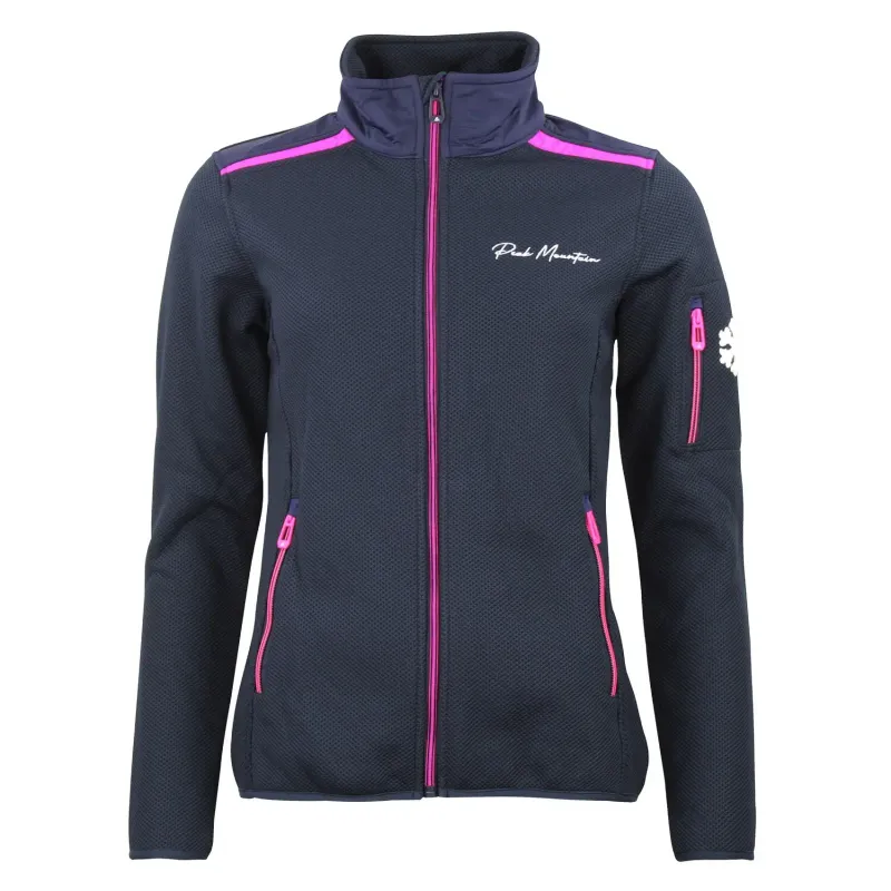Women's zipped fleece Peak Mountain 490G