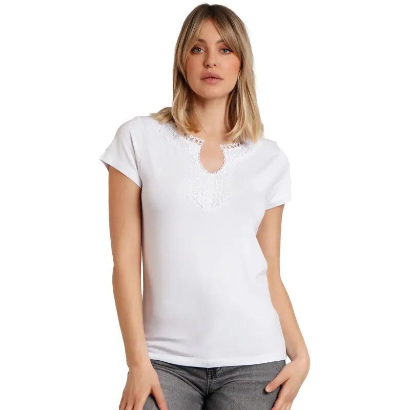 Women's T-shirt Admas Guipur