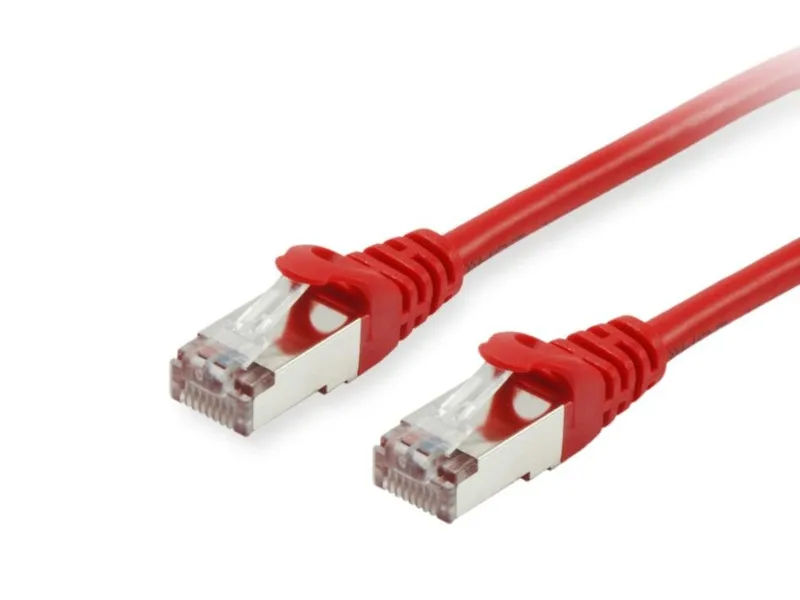 Equip Cat.6A S/FTP Patch Cable. 5.0m. Red