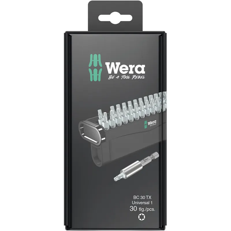 Wera 30 Piece Torx Screwdriver Bit Set