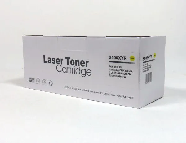 Data Direct Samsung CLP680 CLX6260 Toner Yellow Remanufactured CLTY506