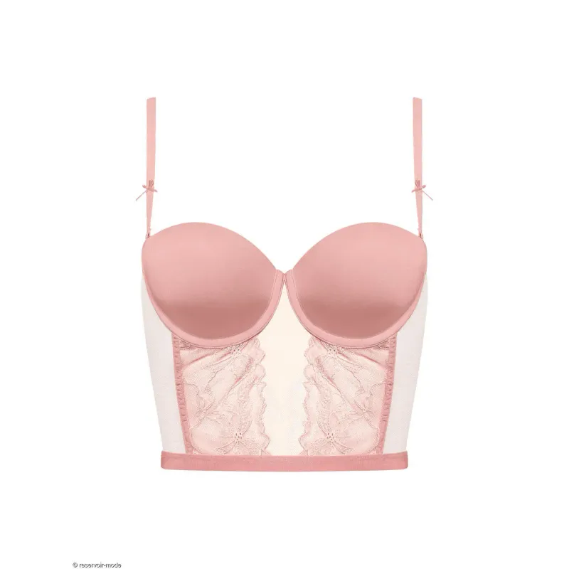Padded balconette bra for women Lisca Sugarlace