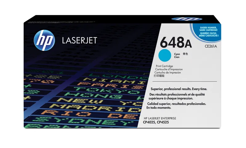 HP CE261A/648A Toner cartridge cyan. 11K pages ISO/IEC 19798 for HP CL