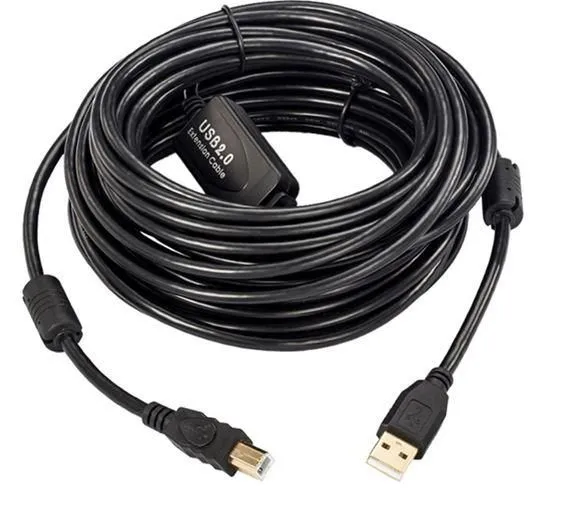 Microconnect USBAB20B-ACTIVE USB cable USB 2.0 20 m USB A USB B Black